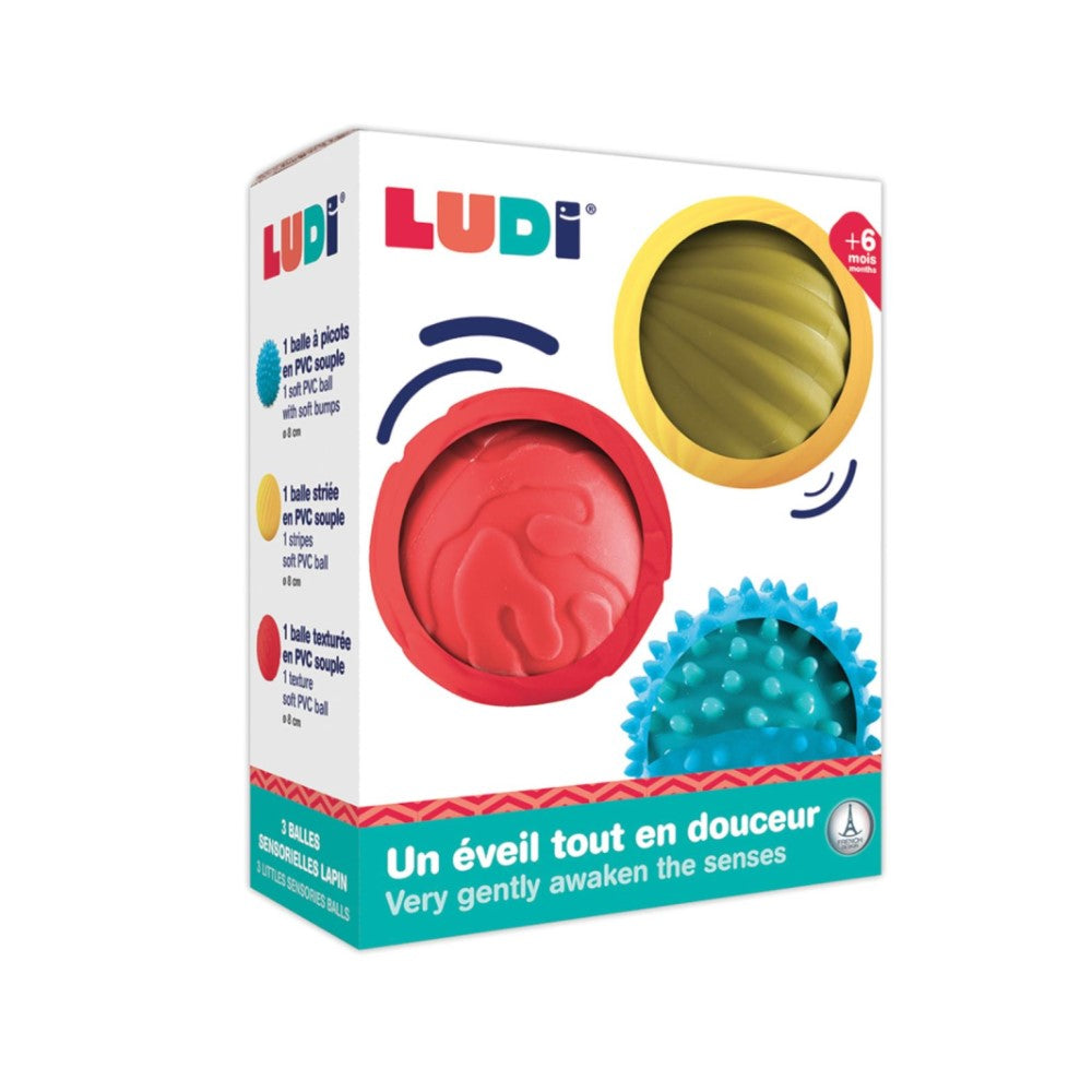 Ludi - 3 Bolas Sensoriais (LUDI30008)