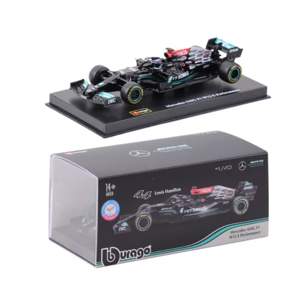 Burago - Carro F1 1:43 Mercedes AMG W12 Lewis Hamilton