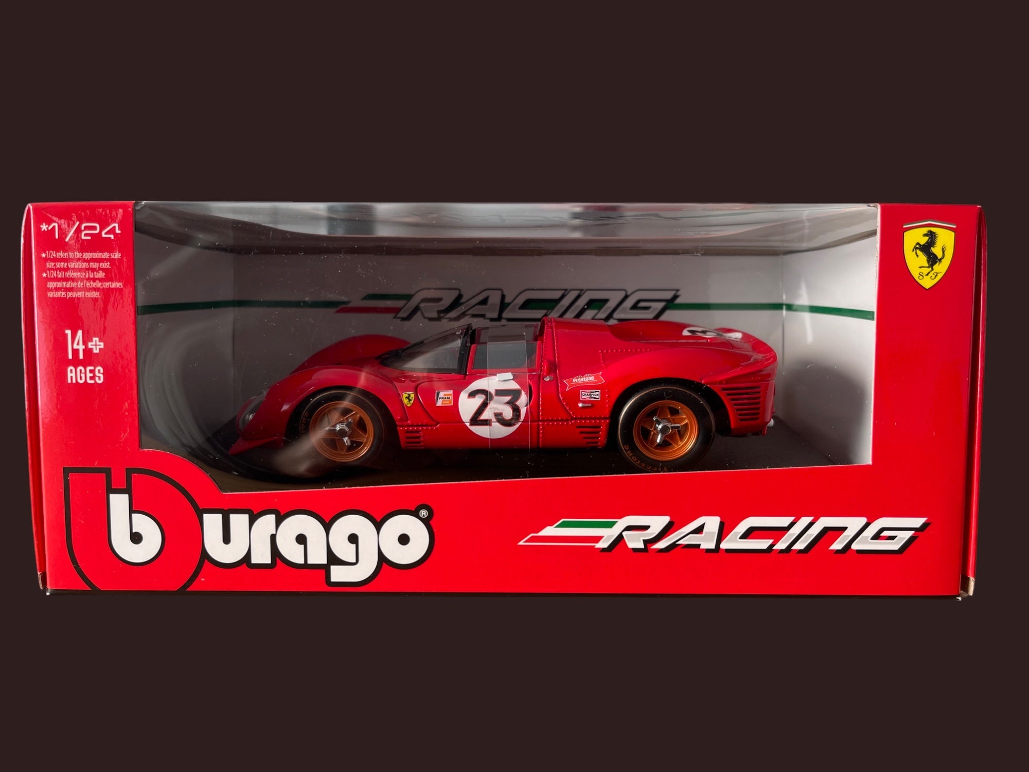 Burago Racing Ferrari 330 P4 Daytona 1967 escala 1/24