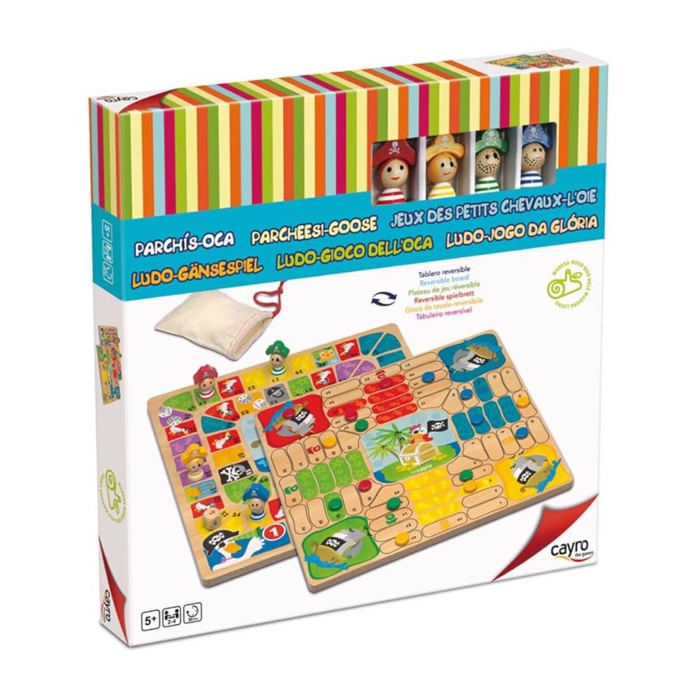 Jogo Piratas, Ludo e Ganso (CAY843)