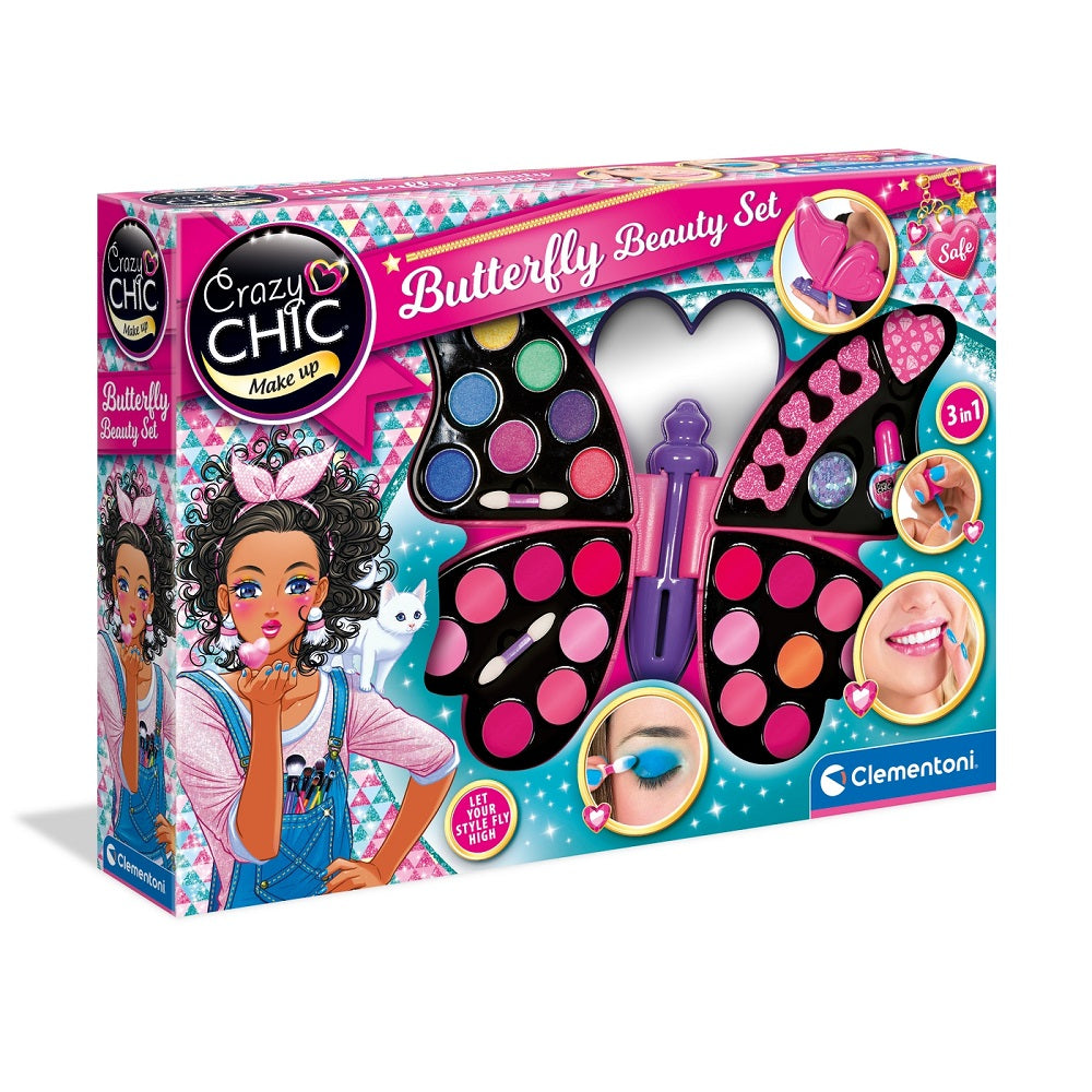 Crazy Chic - Estojo de maquilhagem Borboleta (CLE15994)