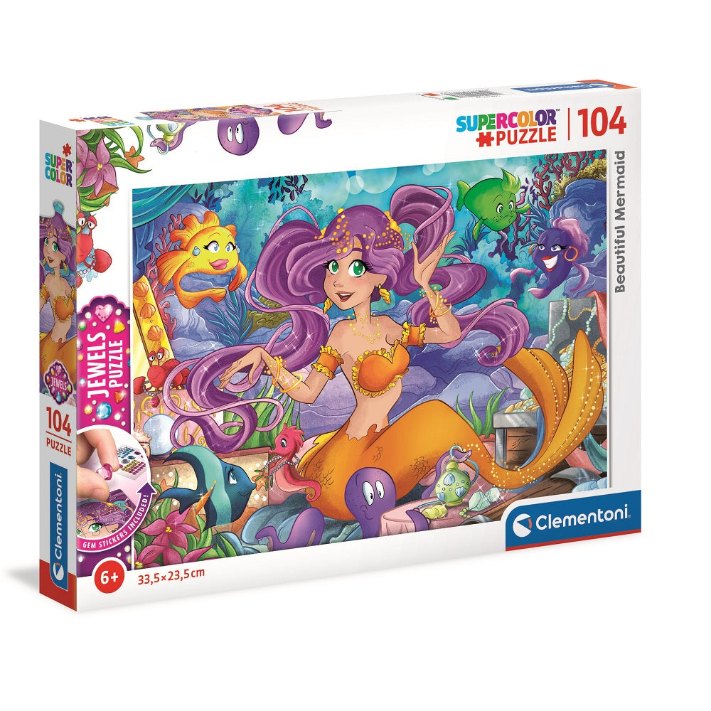 Puzzle Jewels Sereia - 104 peças (CLE20178)