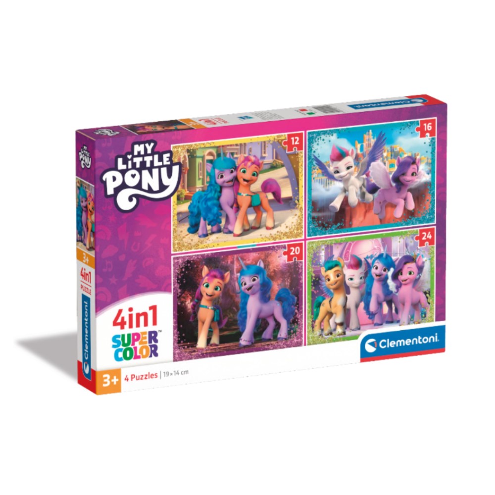 Puzzle 4 em 1 - My Little Pony (CLE21519)
