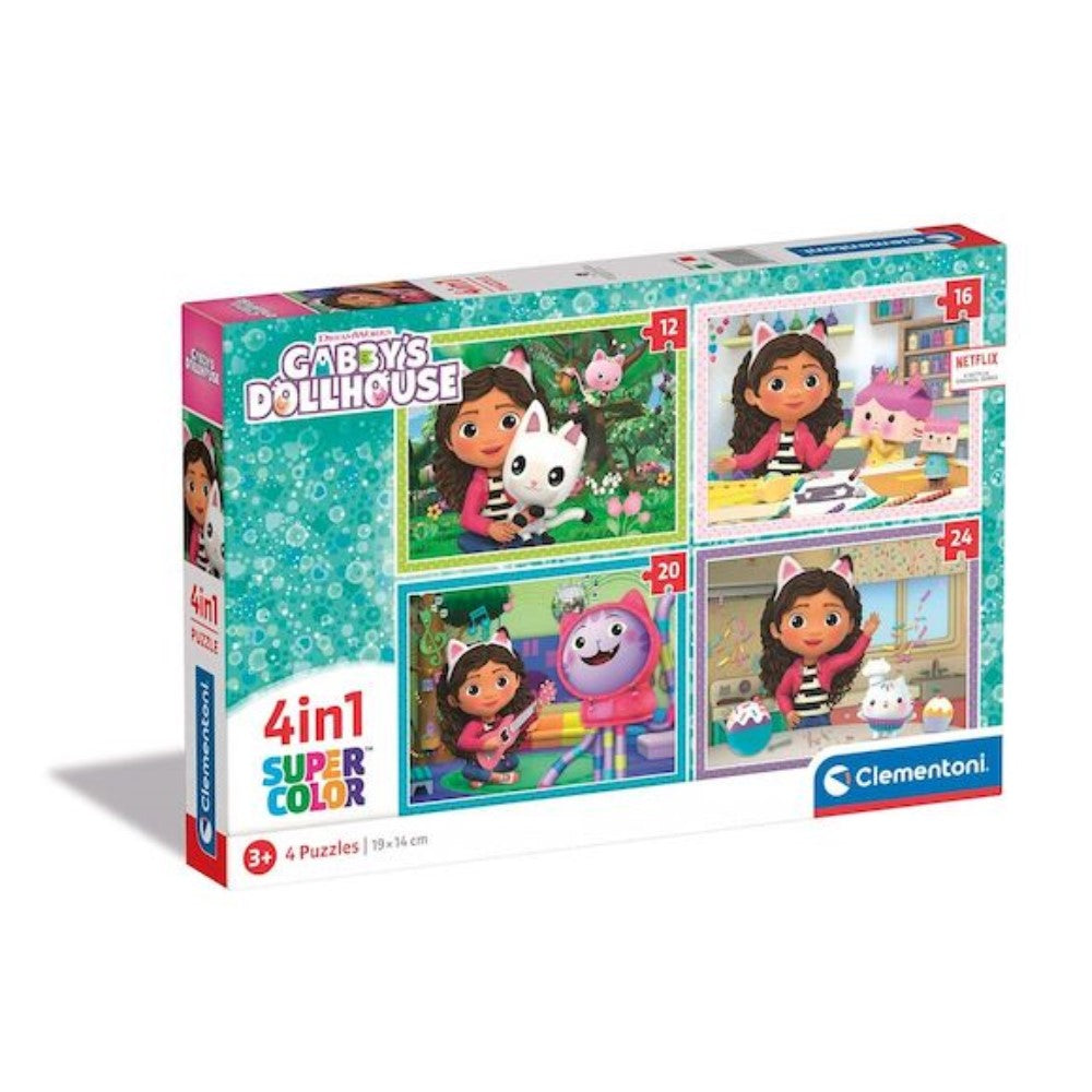 Puzzle 4 em 1 - Gabby´s Dollhouse (CLE21524)