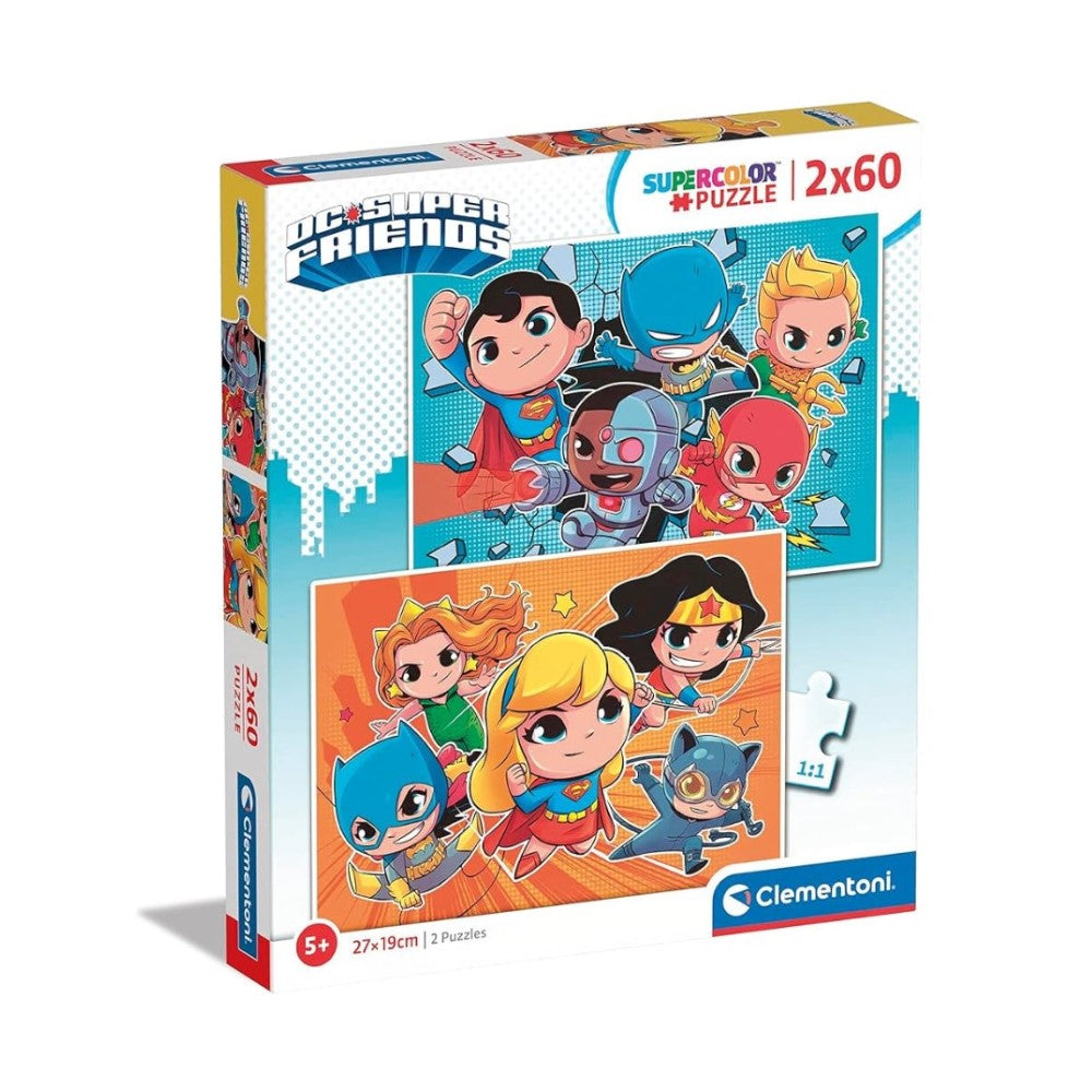 Puzzle 2x60 - DC Comics (CLE21624)