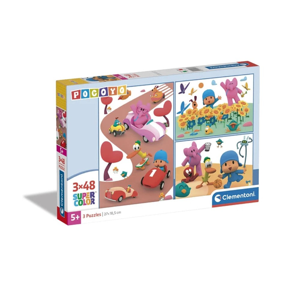 Puzzle 3x48 - Pocoyo (CLE25277)