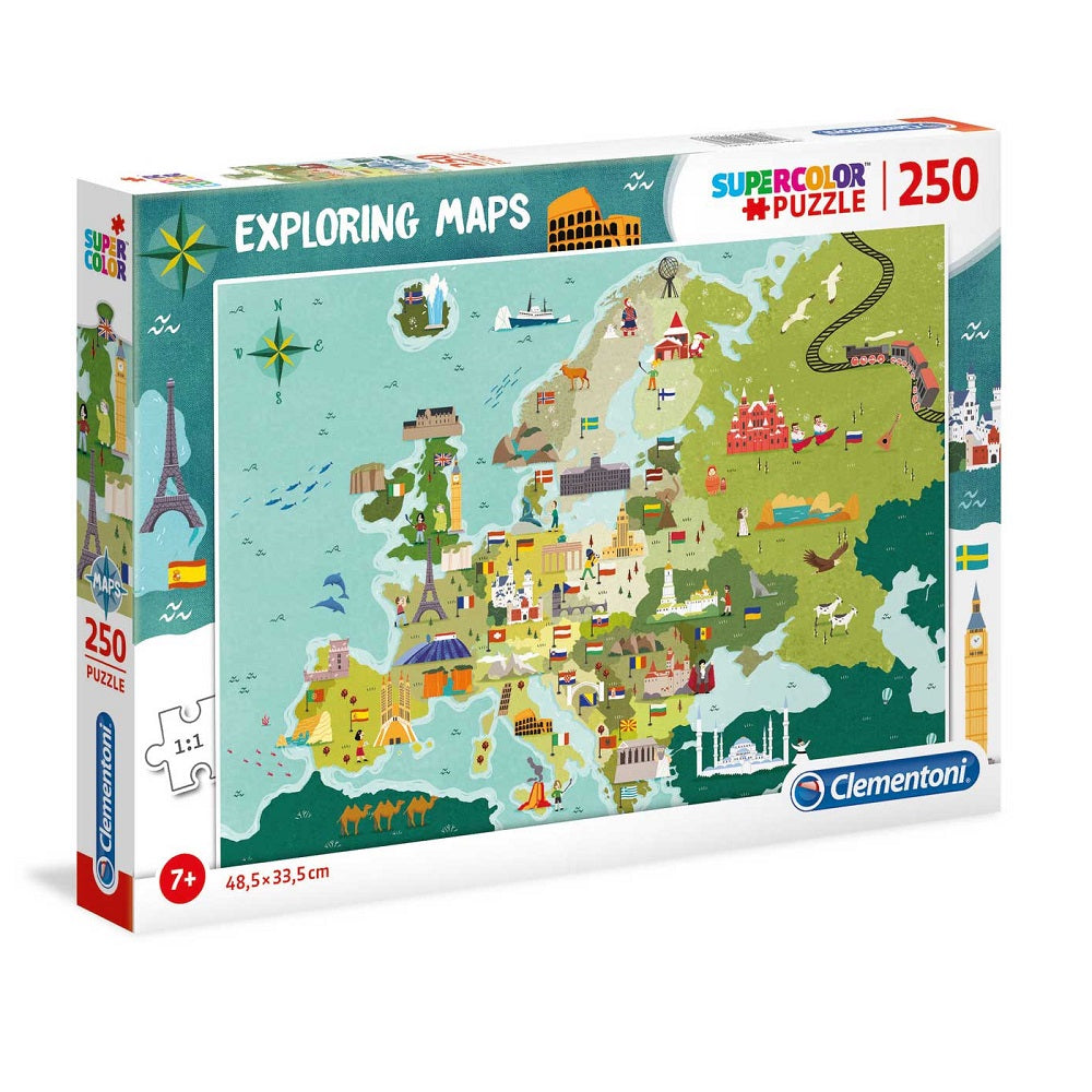 Puzzle Great Places in Europe - 250 peças (CLE29062)