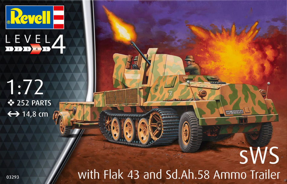 Kit - sWS with Flak43 and Sd.Ah58 Ammo Trailer