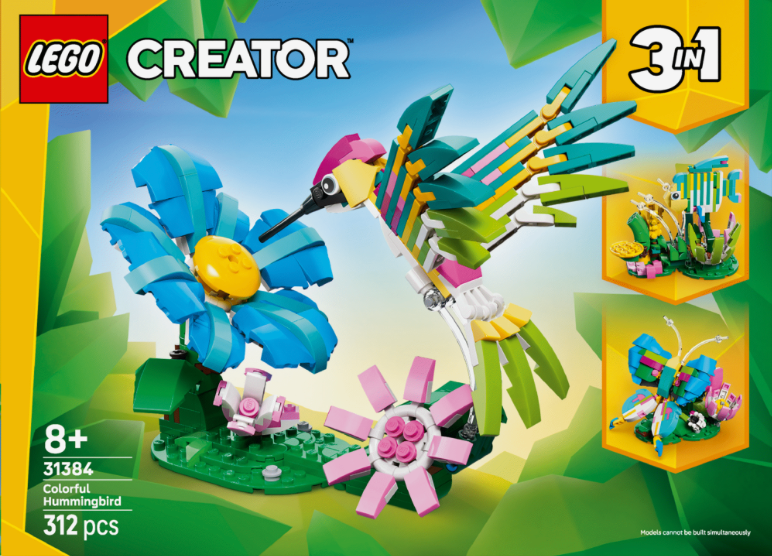 Lego Creator - Animais Selvagens: Beija-flor Colorido