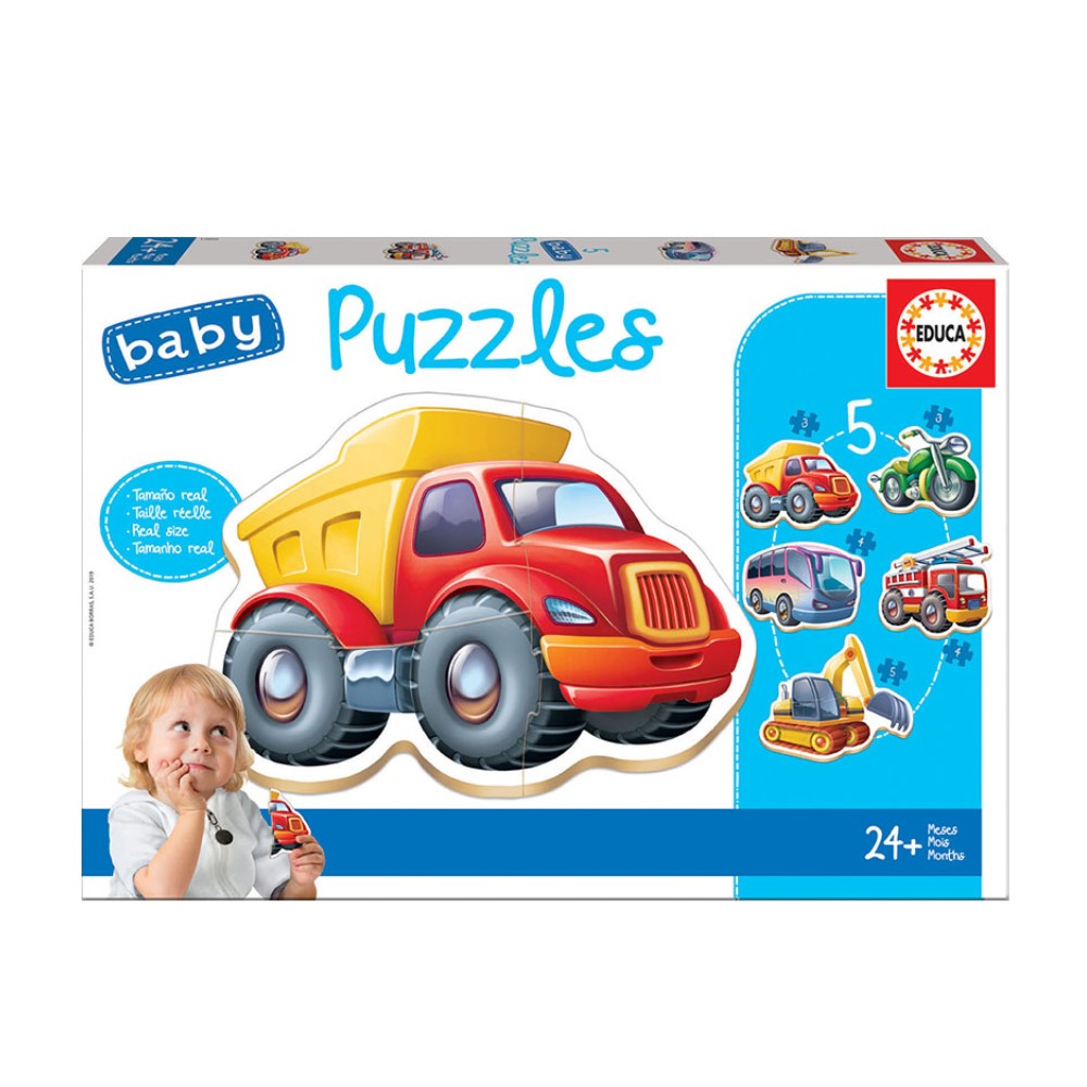 Baby Puzzle - Veículos (EDU14866)