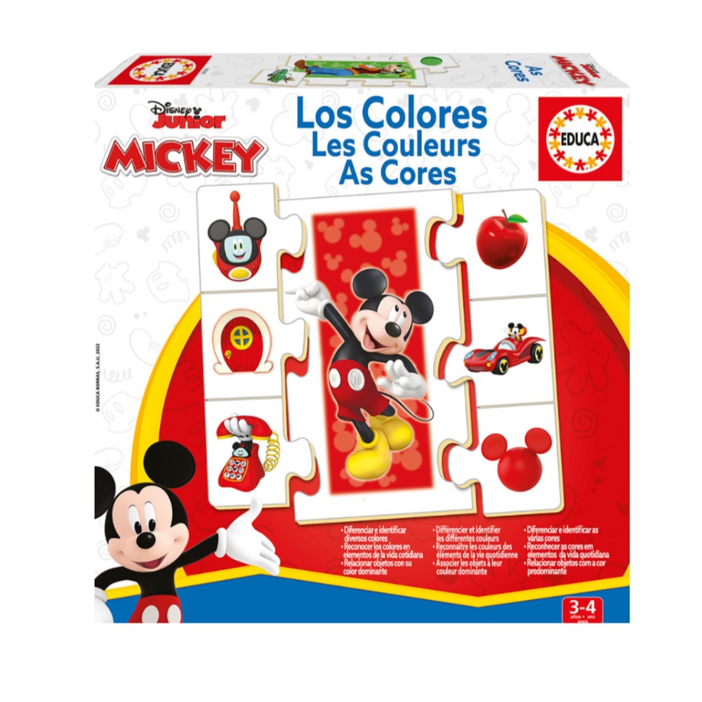 Aprendo as cores Mickey e Minnie (EDU19329)