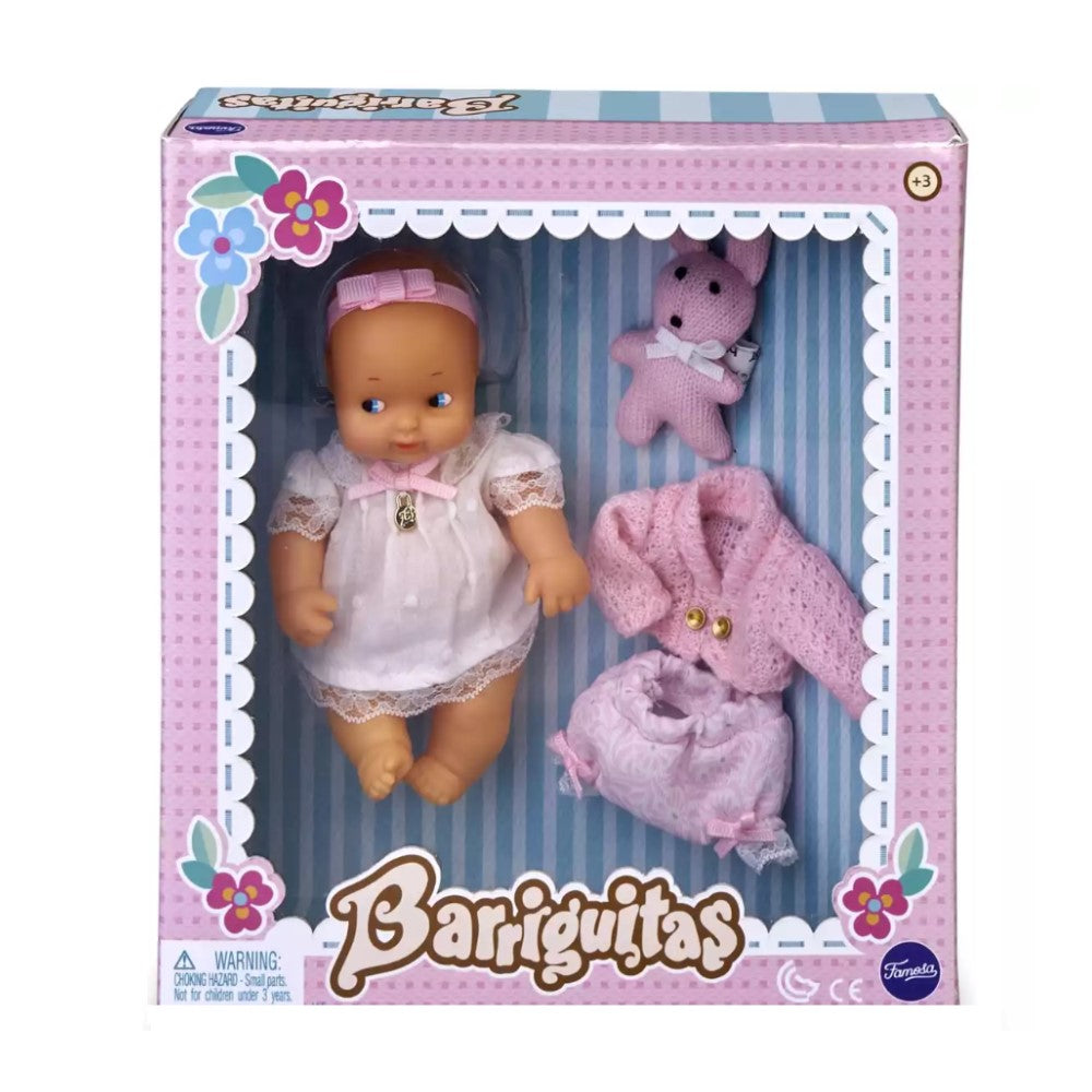 Famosa - Barriguitas, Set de Bebé com roupinha (F_700015698)