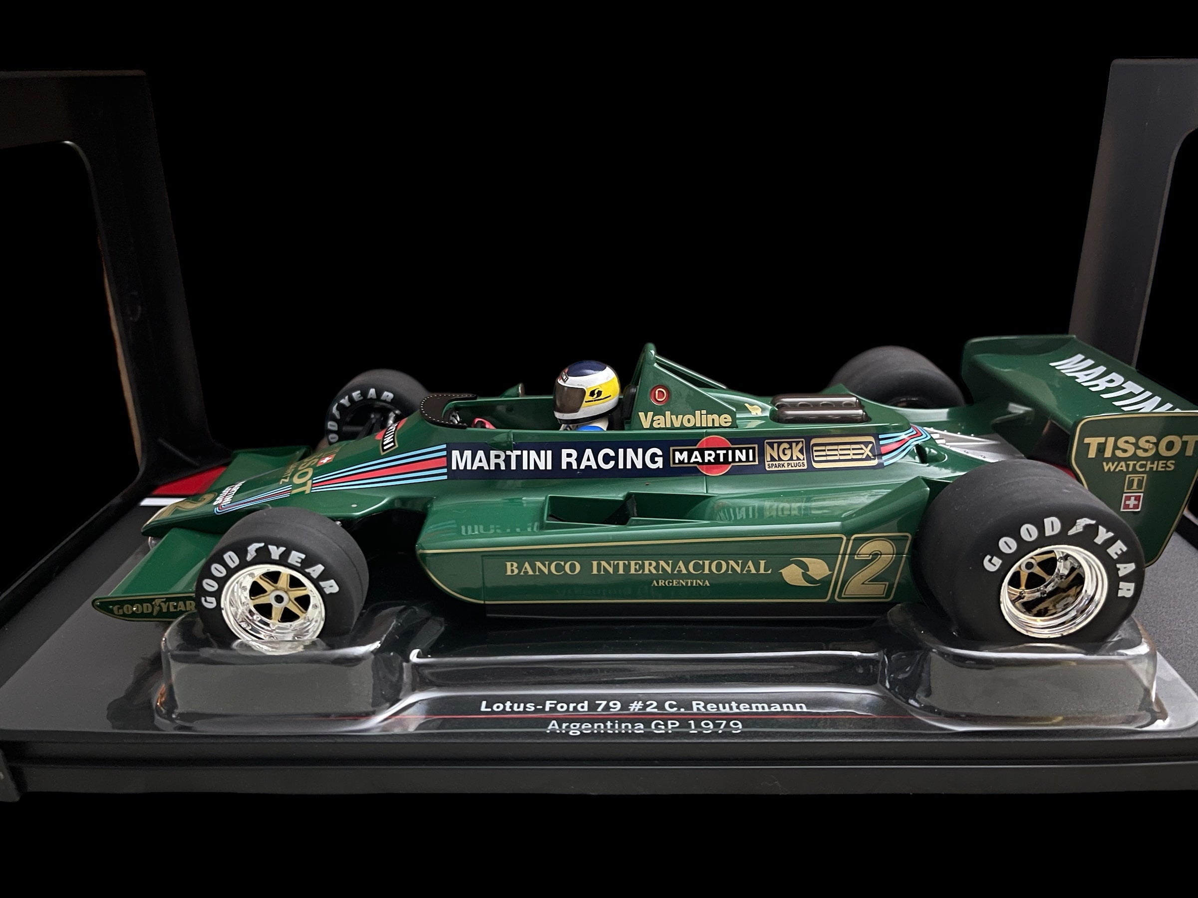 Formula 1 Escala 1:18 Lotus Ford 79 #2 Carlos Reutmann Argentina GP 1979
