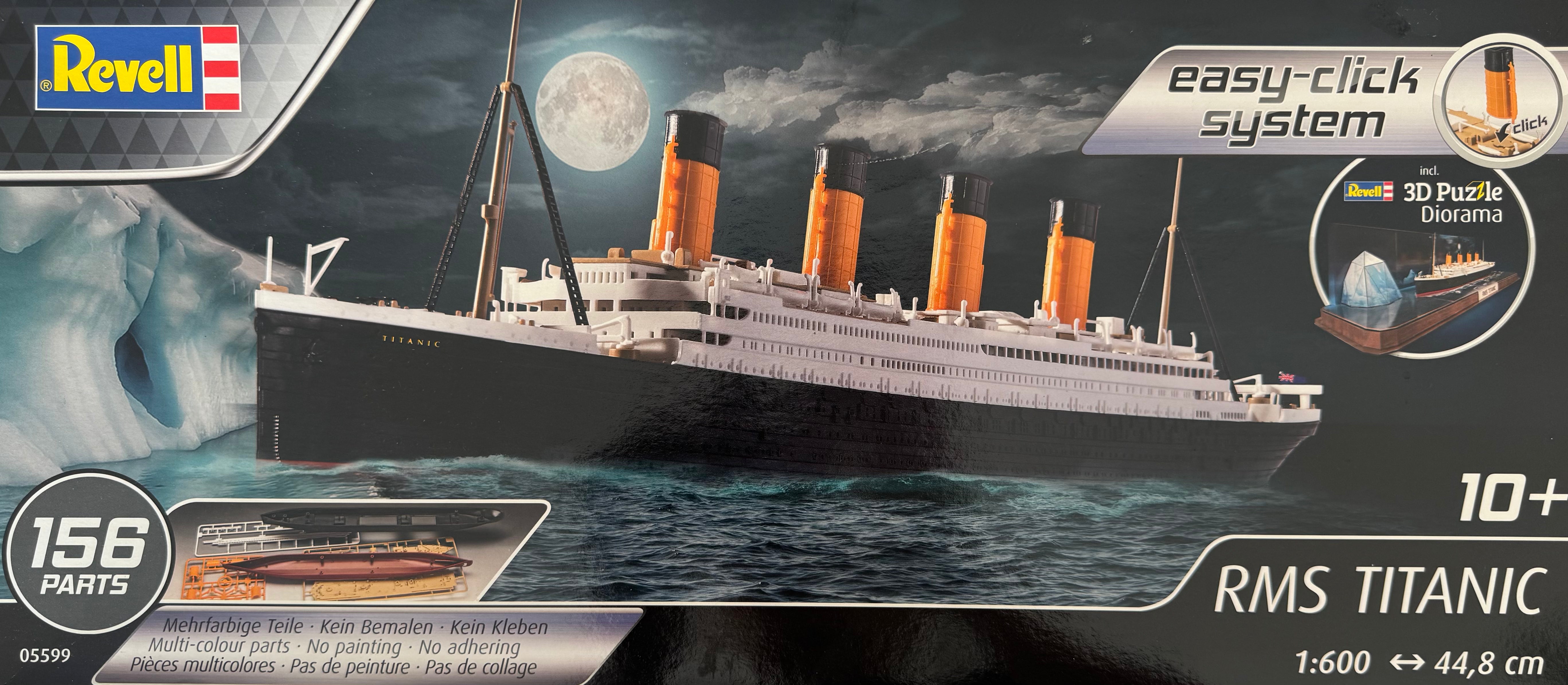 RMS Titanic + 3D Puzzle (Iceberg) easy-click-system
