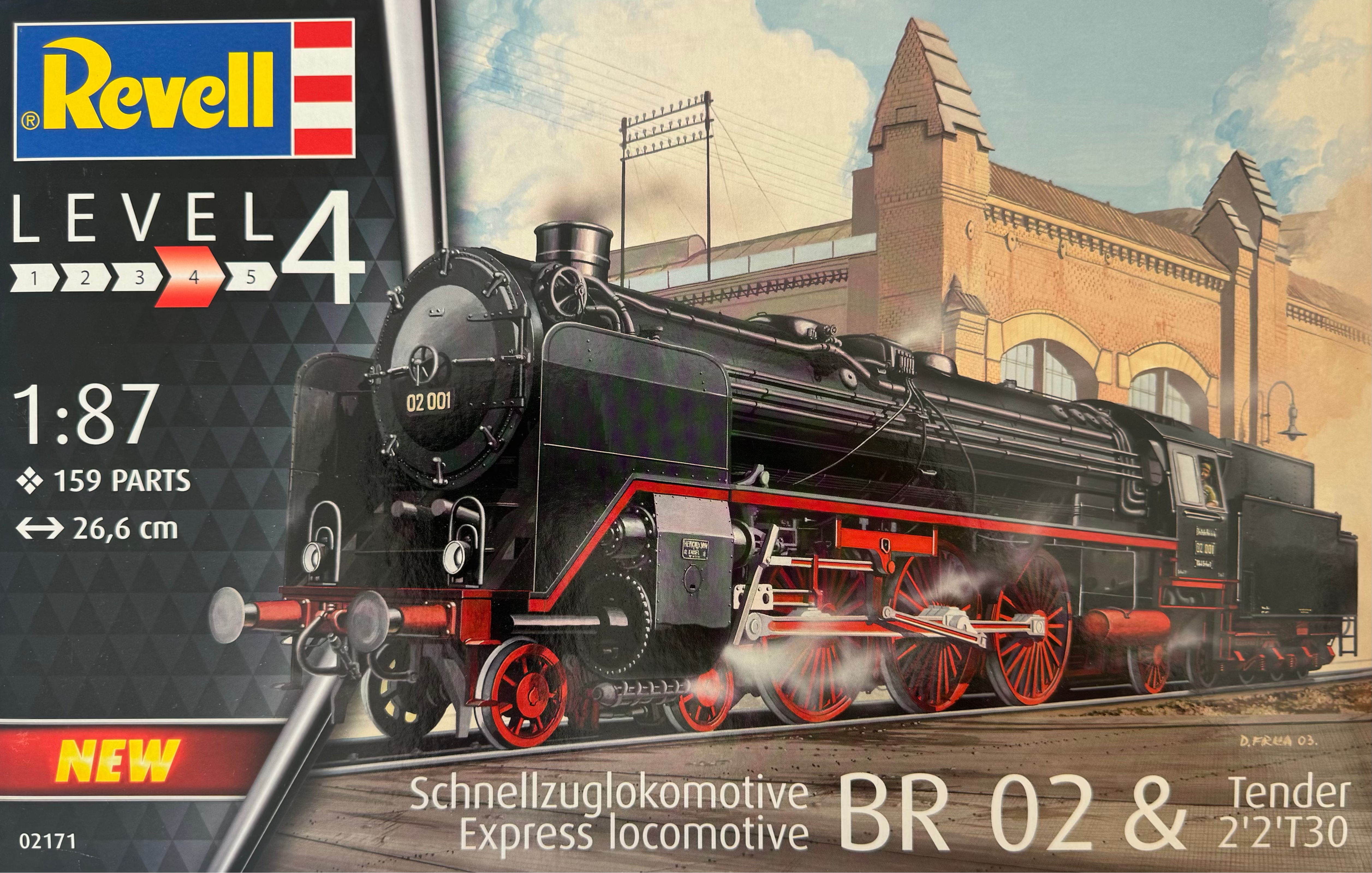 Kit - Locomotiva Classe BR02 com Tender 2'2' T30