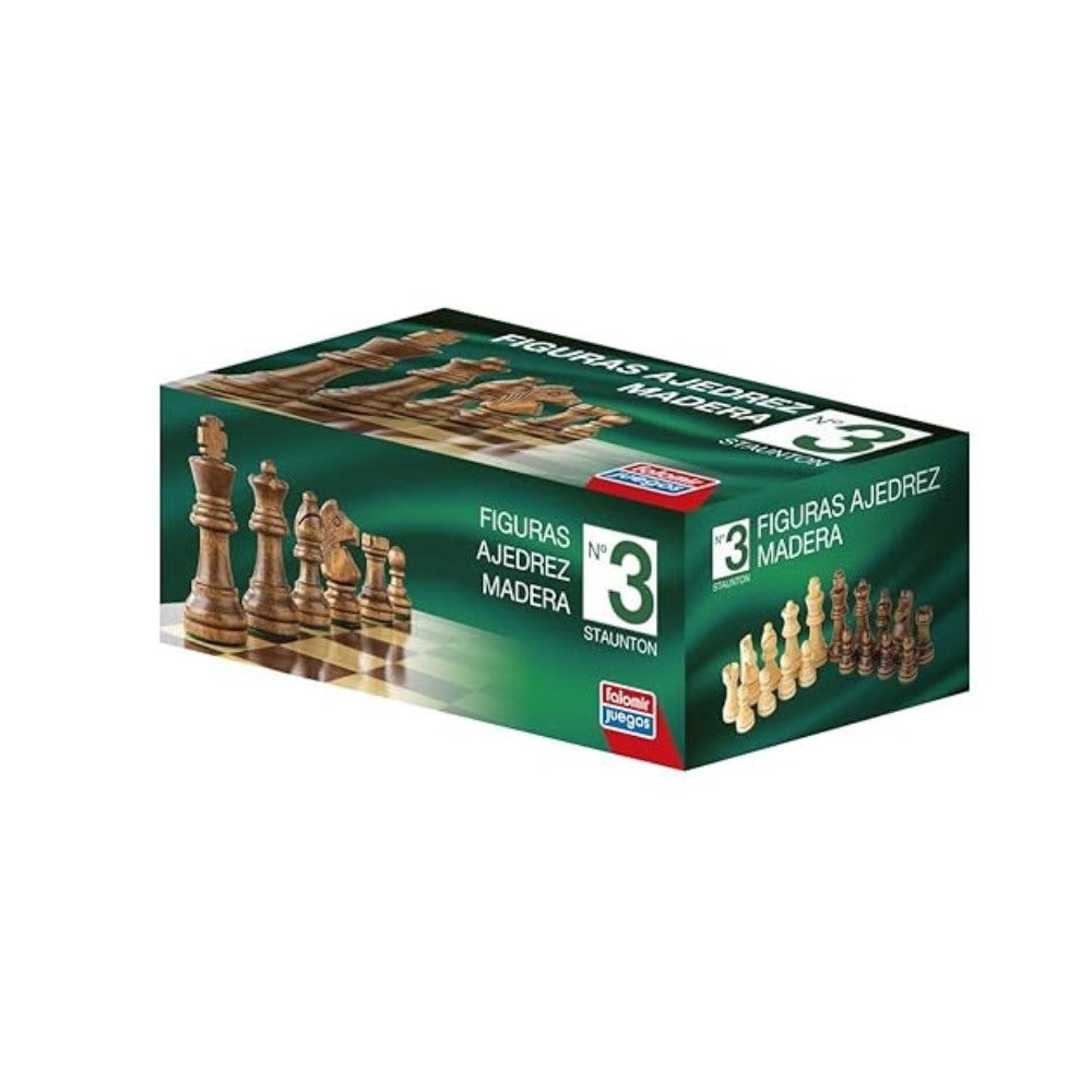 Peças de Xadrez em Madeira Stauton Nº3 (MIR32580)