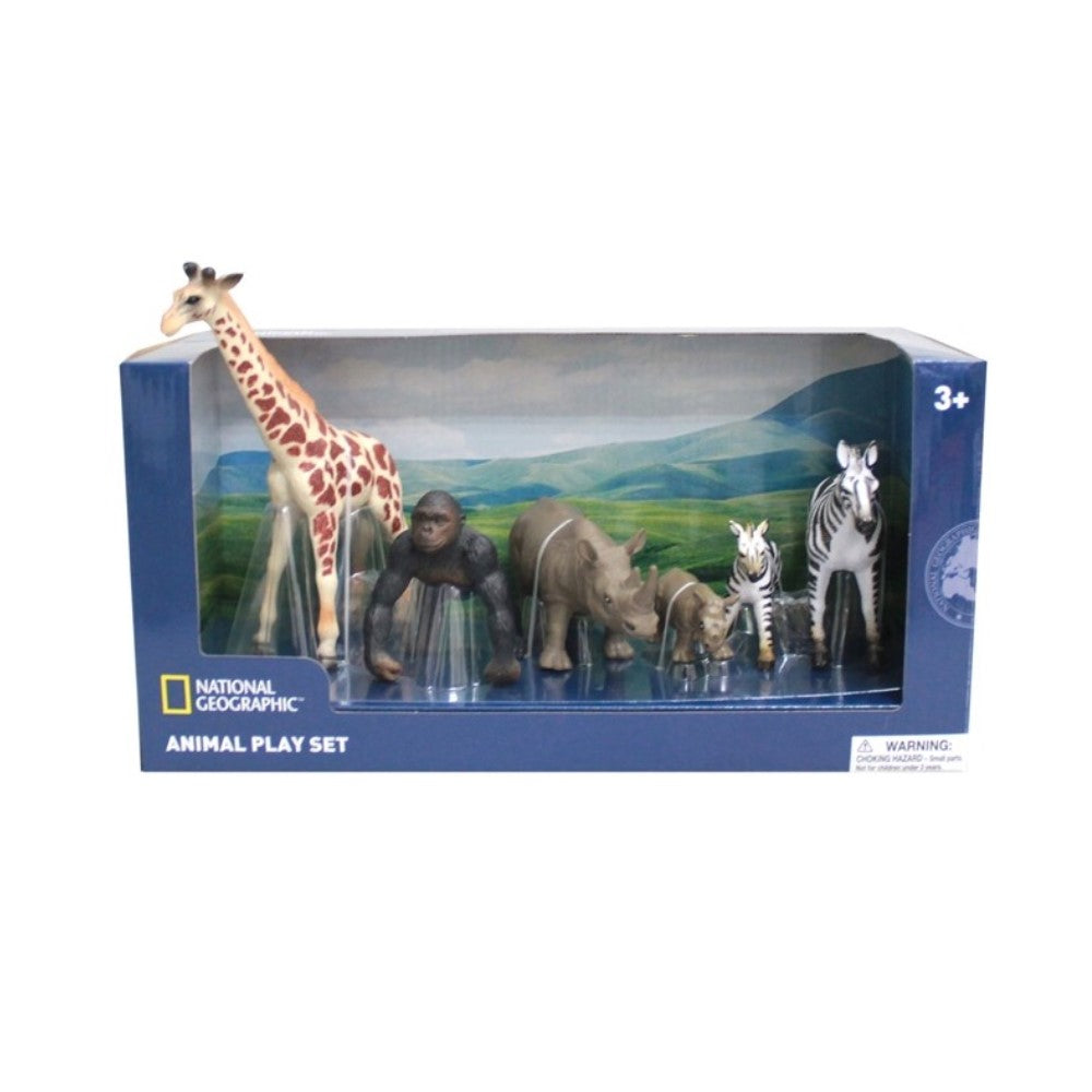 Conjunto de 6 Animais Selvagens - National Geographic (NG3002)