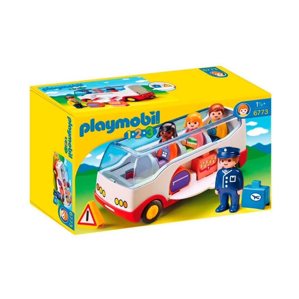 Playmobil - 1.2.3. Autocarro do Aeroporto (PL6773)