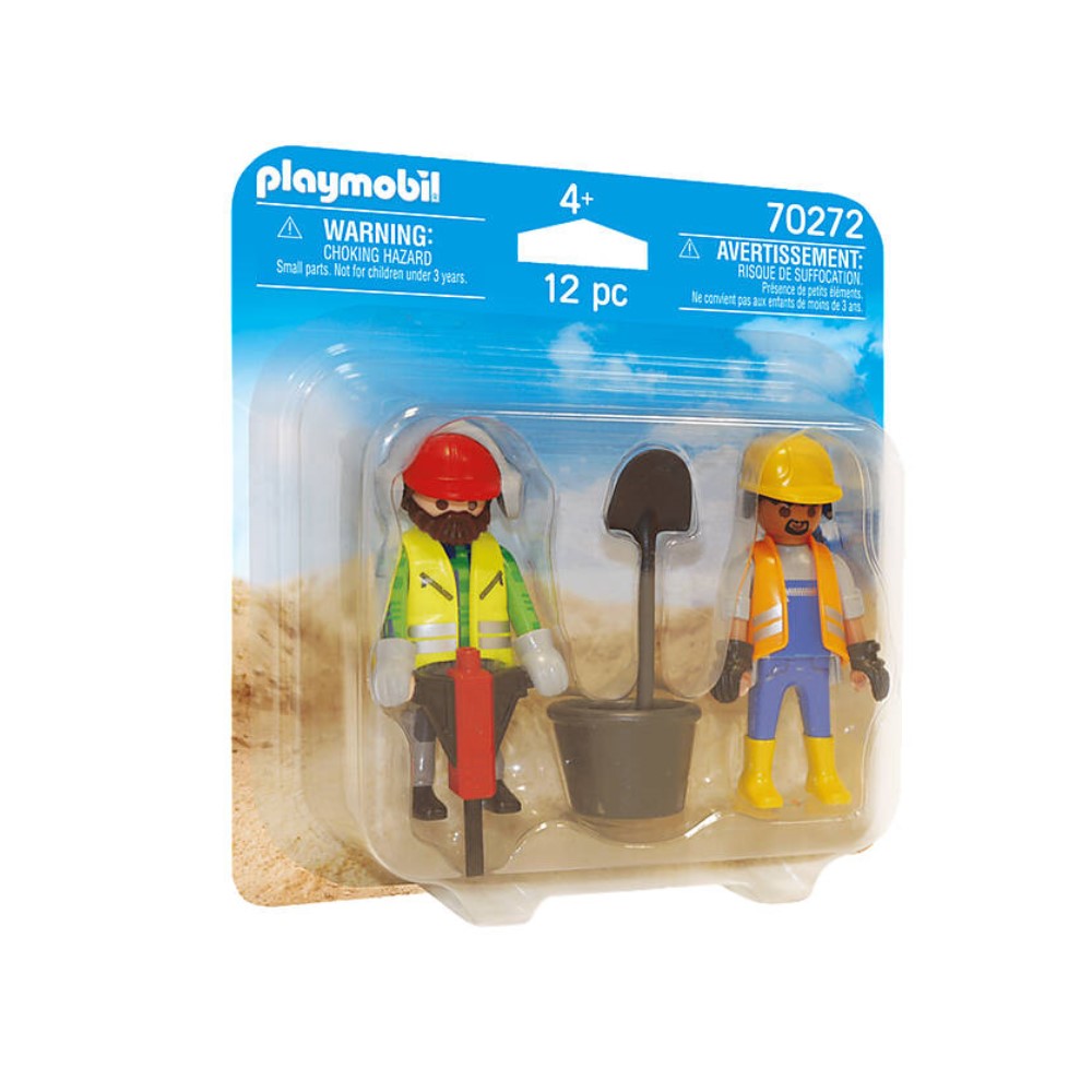 Playmobil - Duo Pack Trabalhadores das Obras (PL70272)