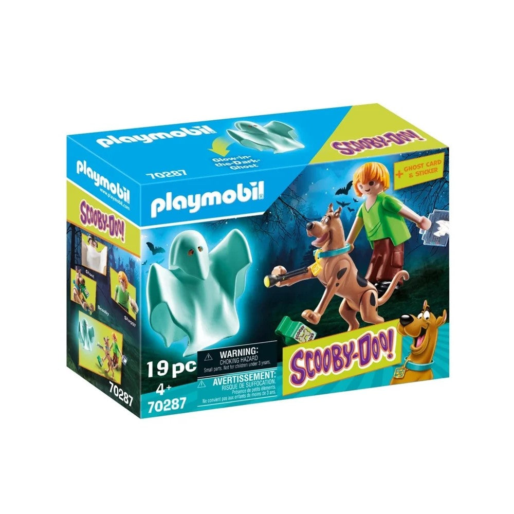 Playmobil - Scooby-Doo & Shaggy com Fantasma (PL70287)