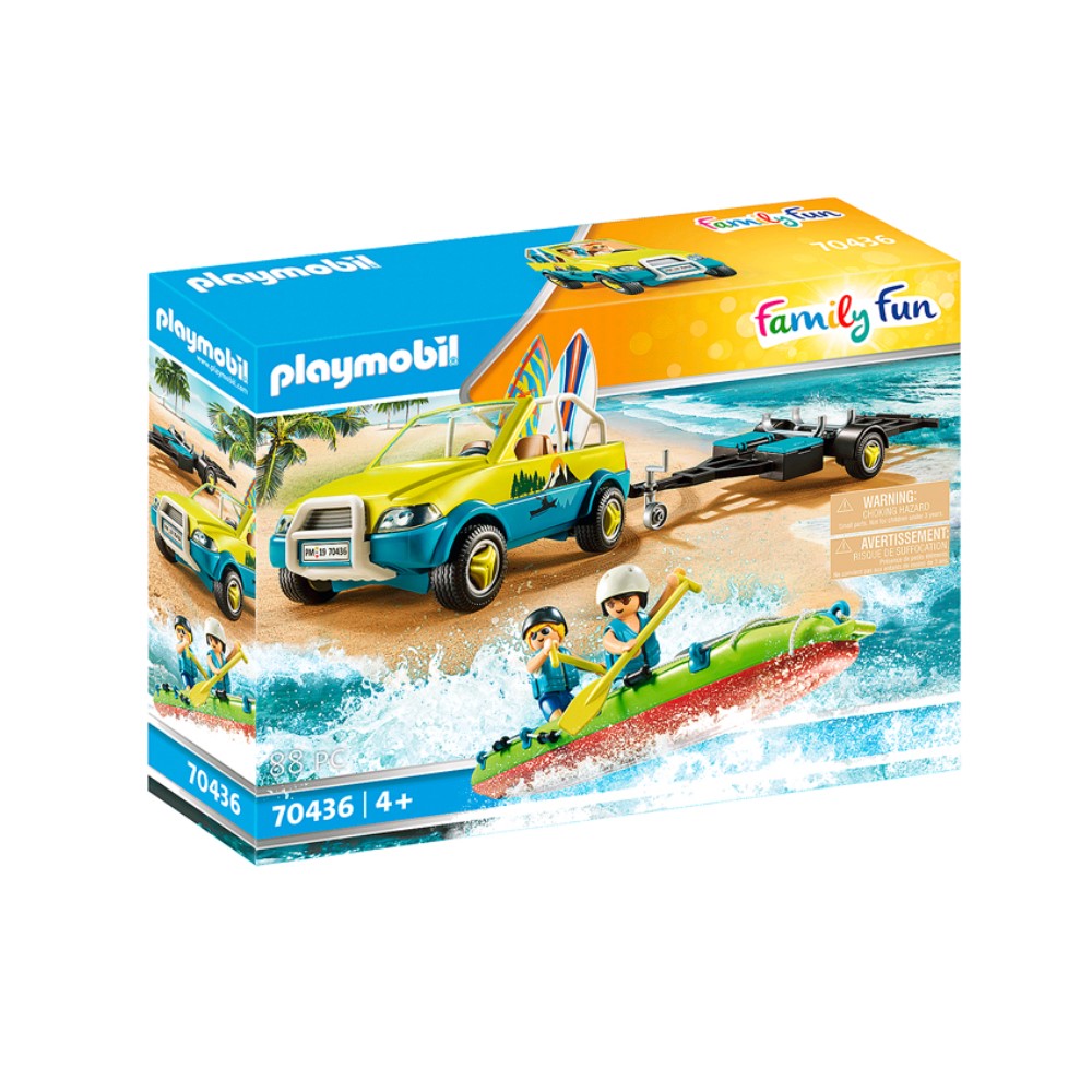 Playmobil - Carro de Praia com Canoa (PL70436)