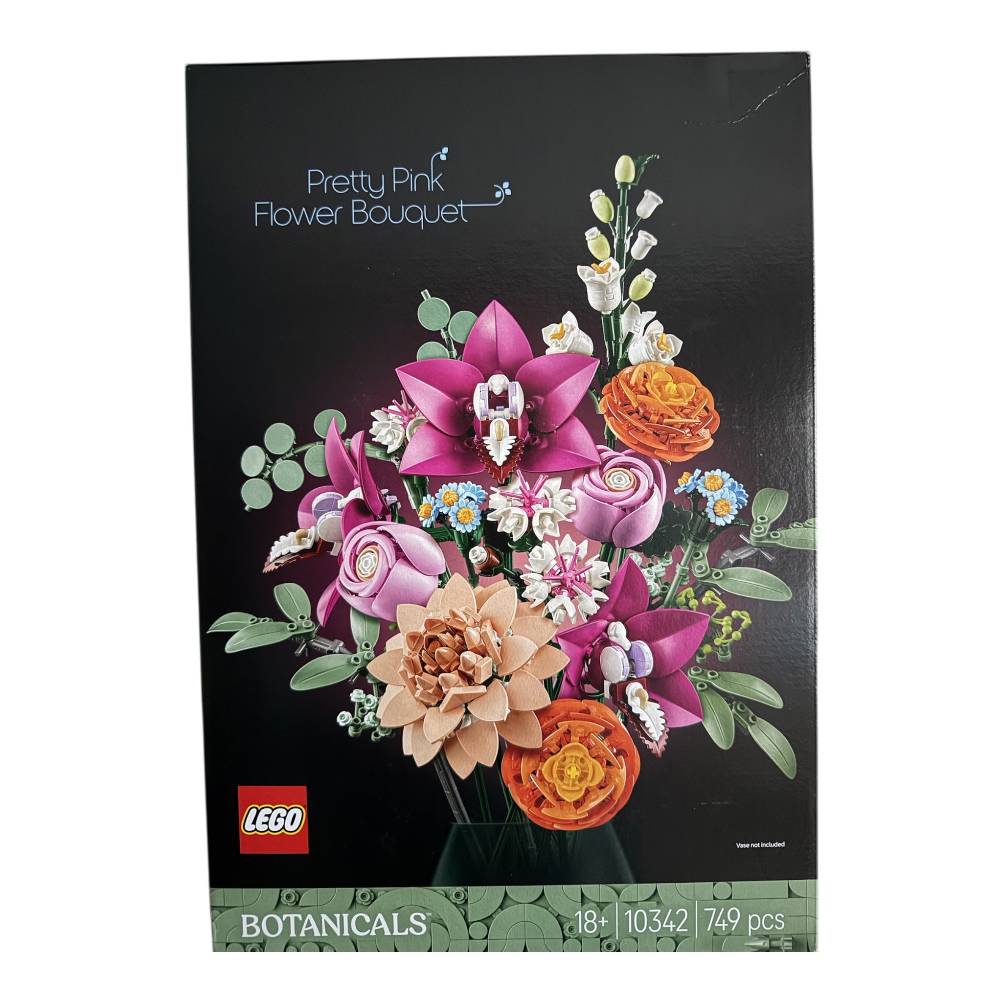 Lego Botanical Buquê de Flores Côr-de-Rosa Elegante (10342)