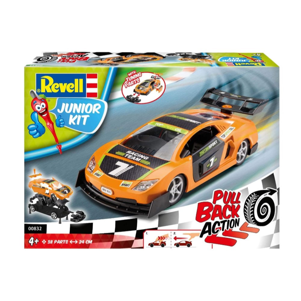 Junior Kit - Carro de Corrida Laranja (REV00832)