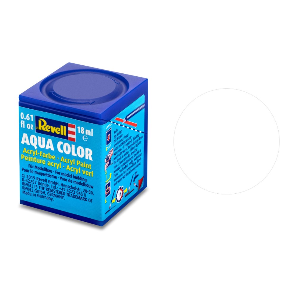 "Clear Matt" Aqua Color Acrylic 18mL (REV36102)