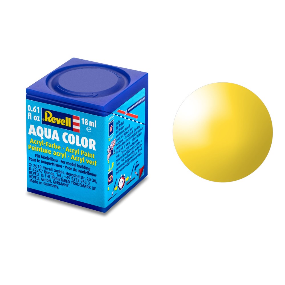 Gloss "Yellow" Aqua Color Acrylic 18mL (1018) (REV36112)