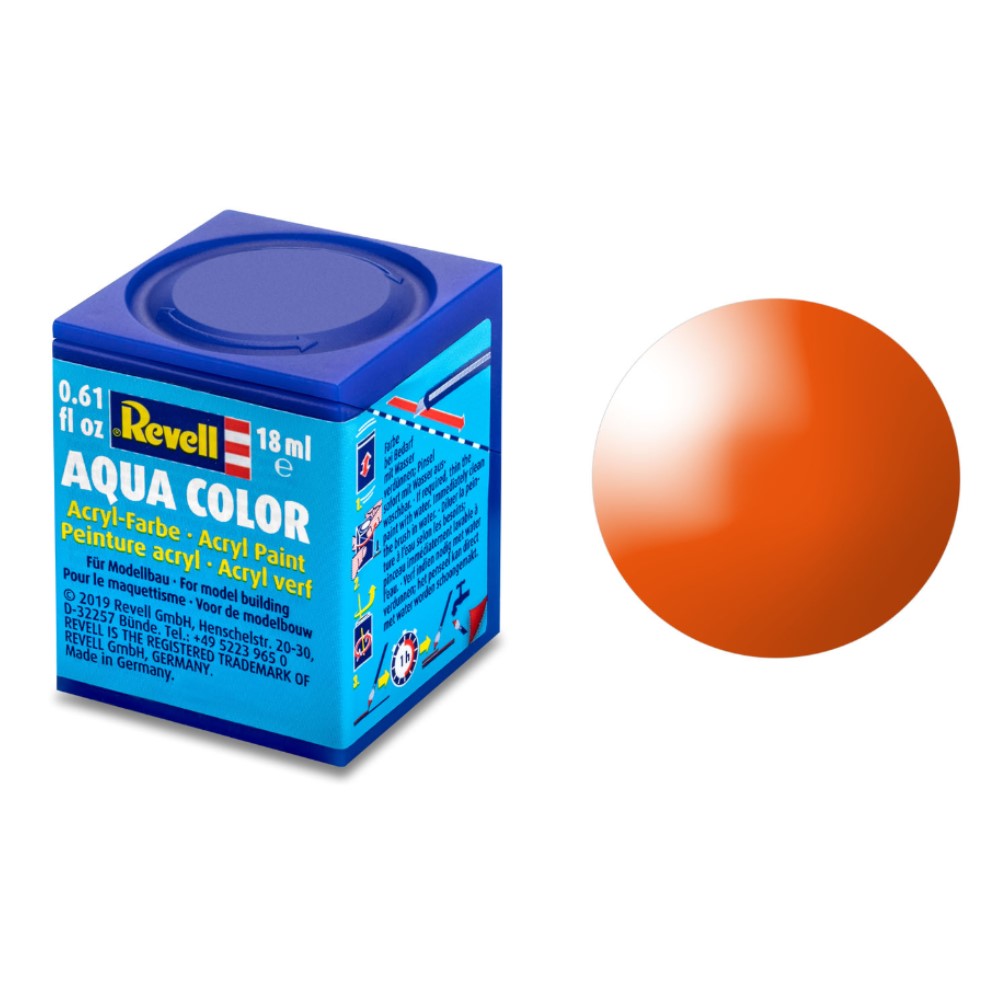 Gloss " Orange" Aqua Color Acrylic 18mL (2004) (REV36130)