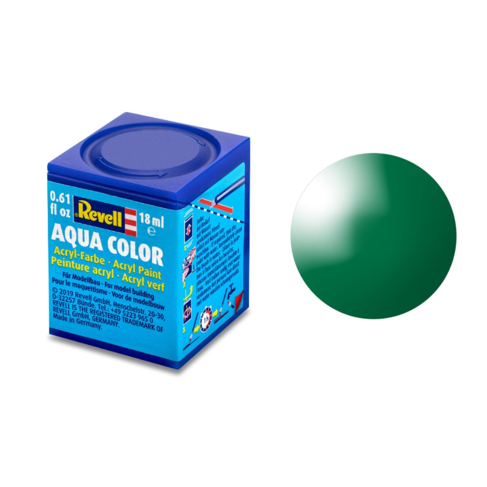 Gloss "Emerald Green" Aqua Color Acrylic- 18ml (REV36161)