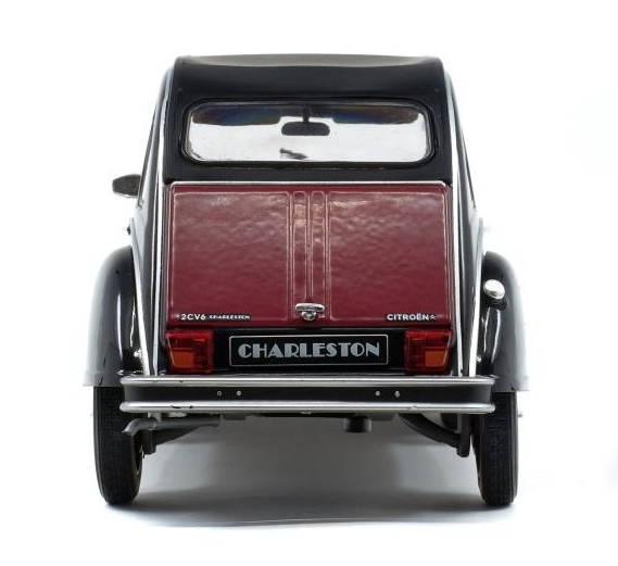 Minijet - Citroen 2CV Charleston 1982 Bordeaux e Preto (NOR310513)