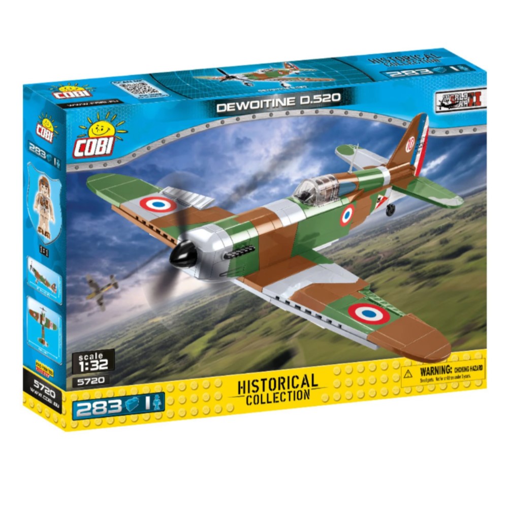 Cobi - Historical Collection - Avião Dewoitine D.520 (5720)