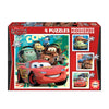 Puzzles progressivos Cars - 12+16+20+25 peças (EDU14942)