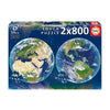 Puzzle Planeta Terra - 2x800 (EDU19039)