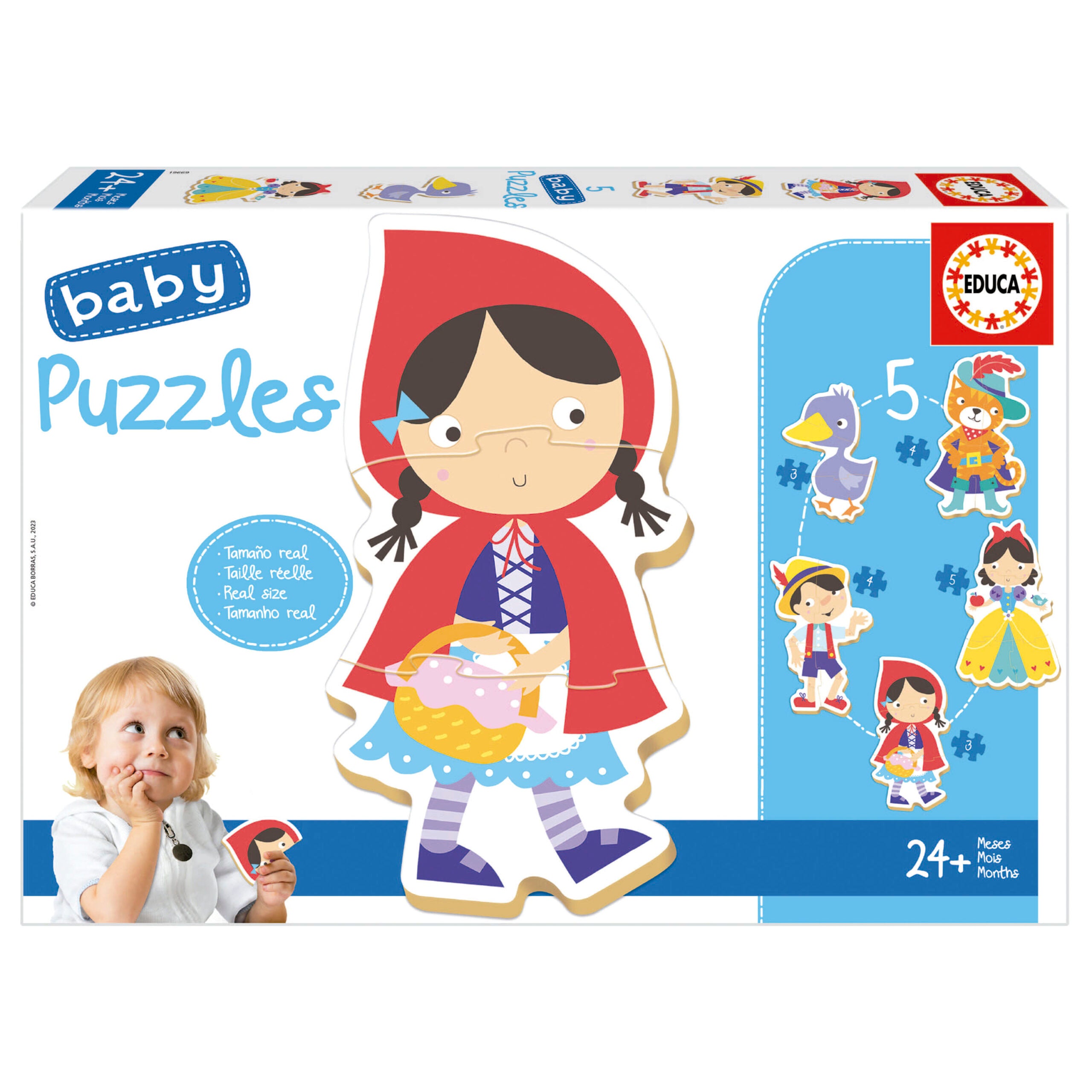 Puzzles Baby Era uma Vez - 5 puzzles (EDU19669)