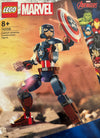 Lego Marvel - Figura de Construção de Captain America (76258)