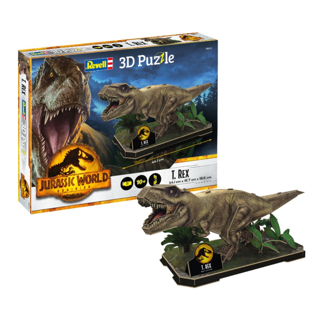 Puzzle 3D - Jurassic World Dominion - T. Rex (45 Peças) (REV00241)